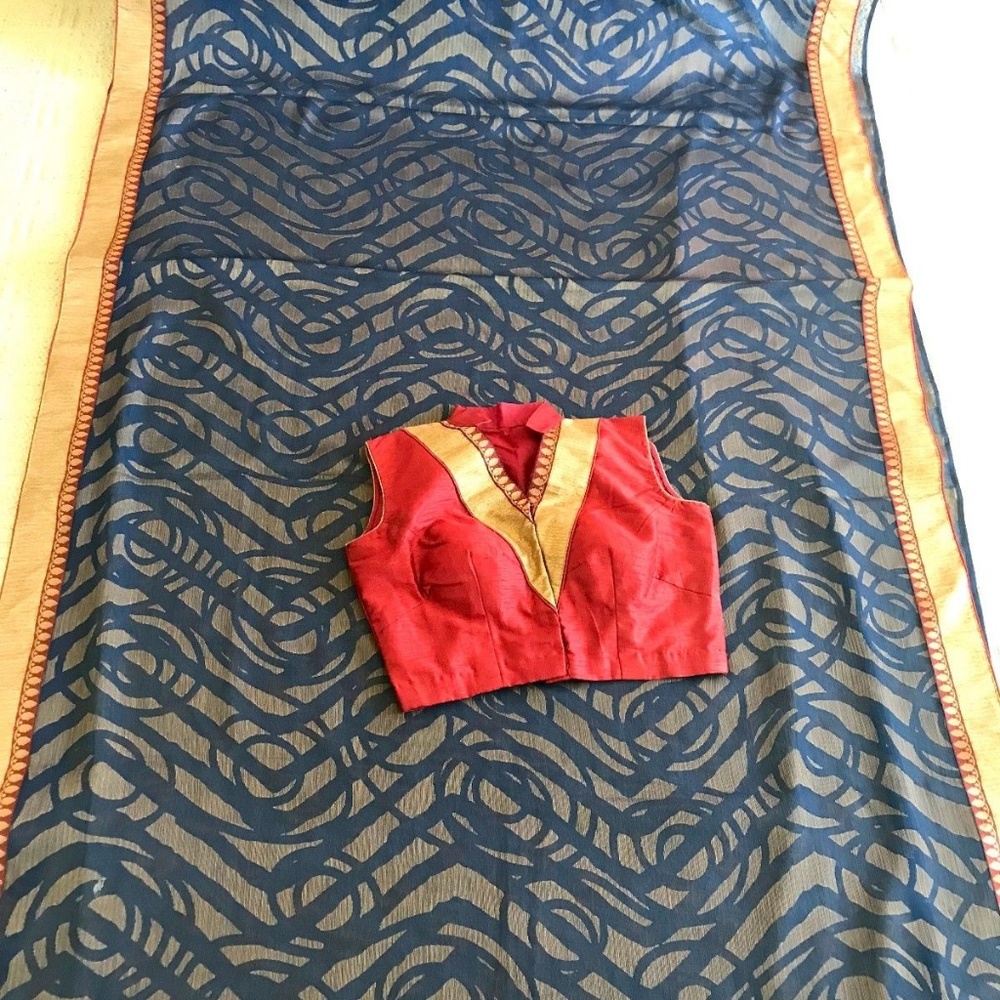 Silk saree lightweight jamdani work With blouse - Picture 2 of 8